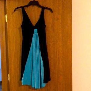 Black and Light Blur Summer Dress